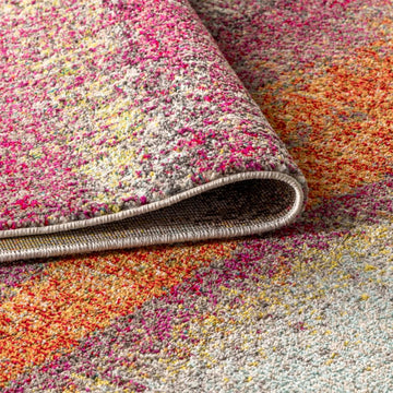 Contemporary Pop Modern Abstract Vintage Area Rug